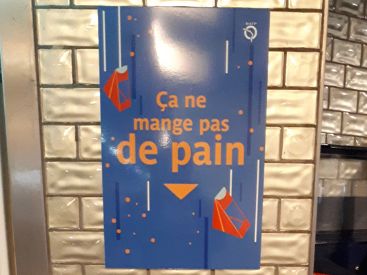 Nudge dans le métro : ça ne mange pas de pain