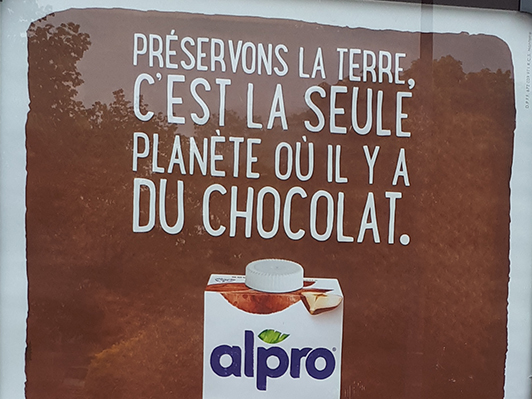 Préservons la Terre, c’est la seule planète où il y a du chocolat