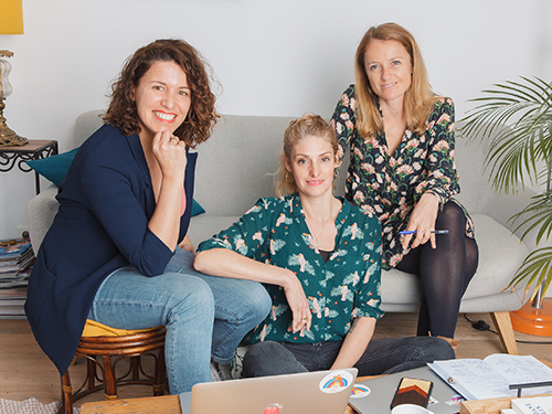 Marie Gaillard, Jade Vincent et Elodie Hérisson