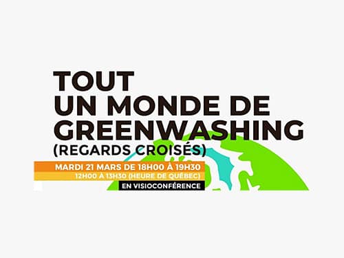 Séminaire de recherche : tout un monde de greenwashing