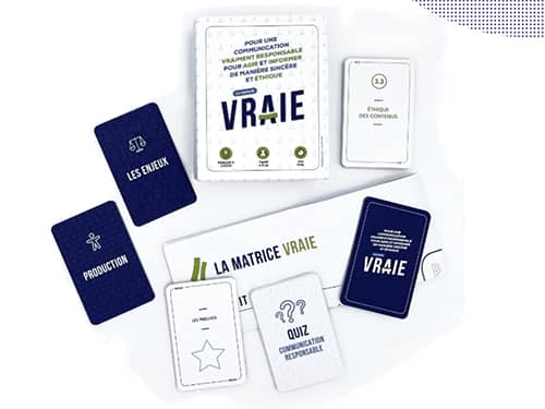 VRAIE : un serious game pour élaborer une communication plus responsable